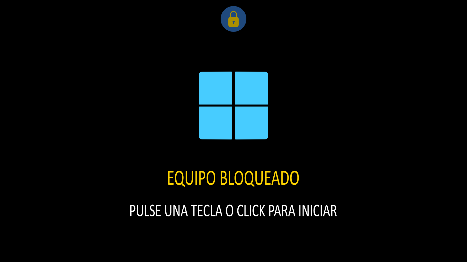 Pantalla de bloqueo para PC